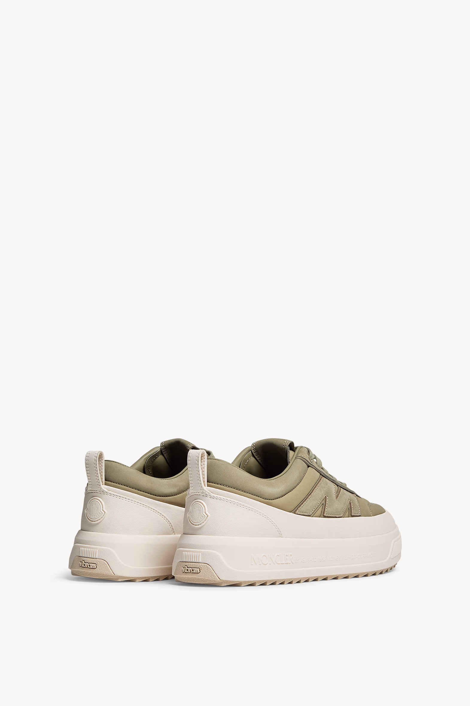 Zapatillas de nobuk y ante Moncler Altive Hombre Verde Salvia Moncler 5
